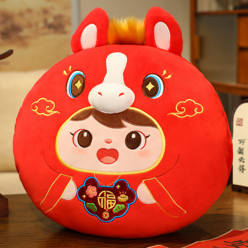 The 2026 Year of the Horse mascot, Fuwa, Reunion Horse doll, zodiac horse plush toy, small pendant, year-end party gift Application Scenario