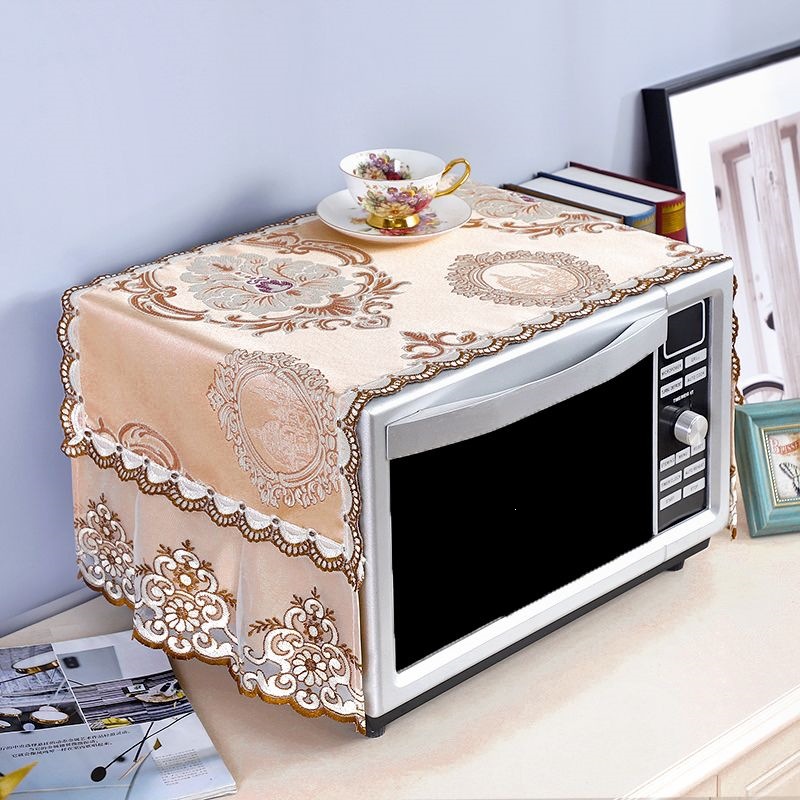 Midea microwave oven lace cover, home kitchen splash-proof cover, microwave oven protective case, home appliance accessories details Picture