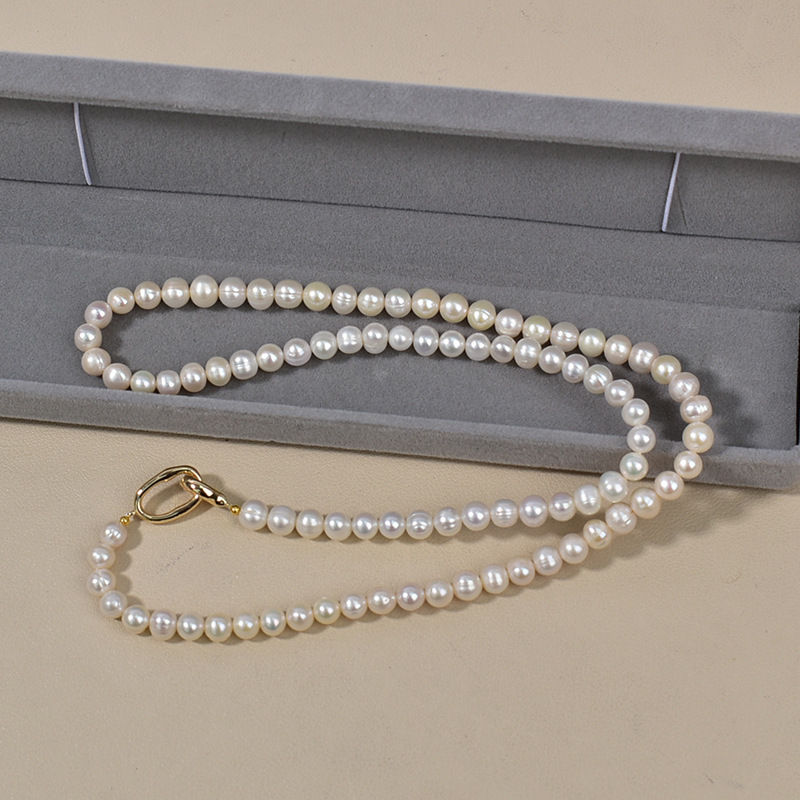 60CM长天然淡水珍珠2024新款爆款轻奢高级感颈链秋冬长款毛衣链女