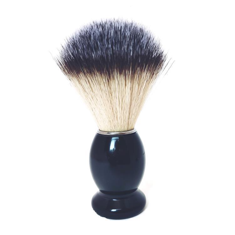 黑色手柄胡须刷刮胡子起泡剃须刷尼龙毛/猪毛胡刷理发师除毛刷