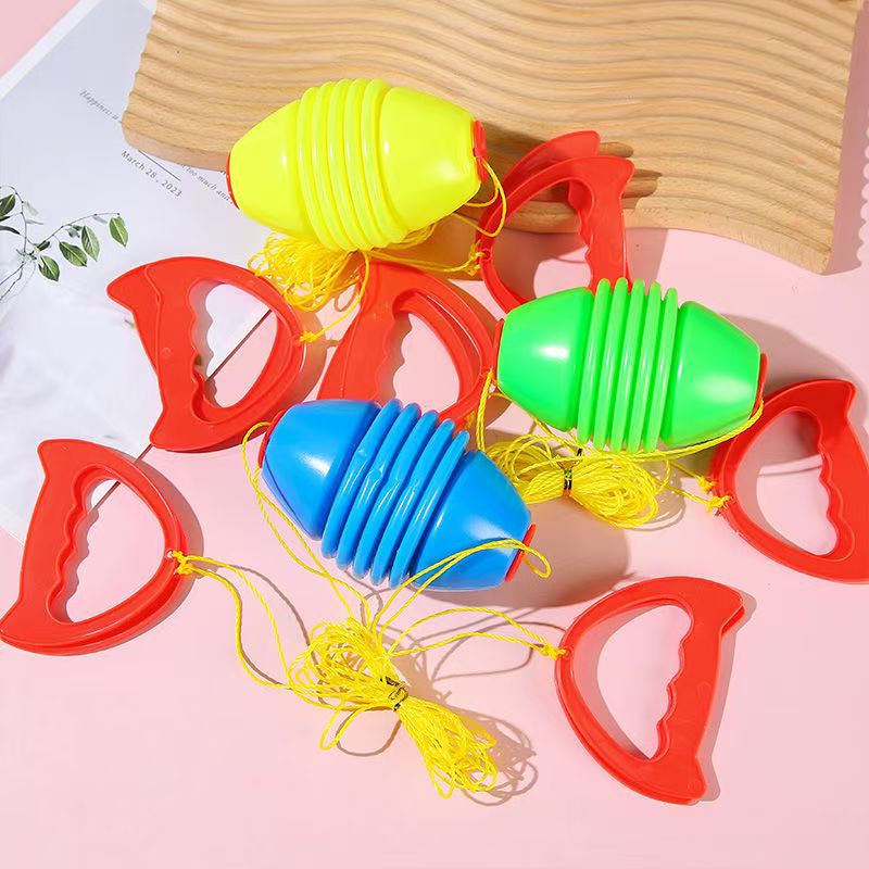 Children's pull balls, sensory integration sports, parent-child interactive toys, shuttle hand pull balls, pull balls, boys and girls details Picture