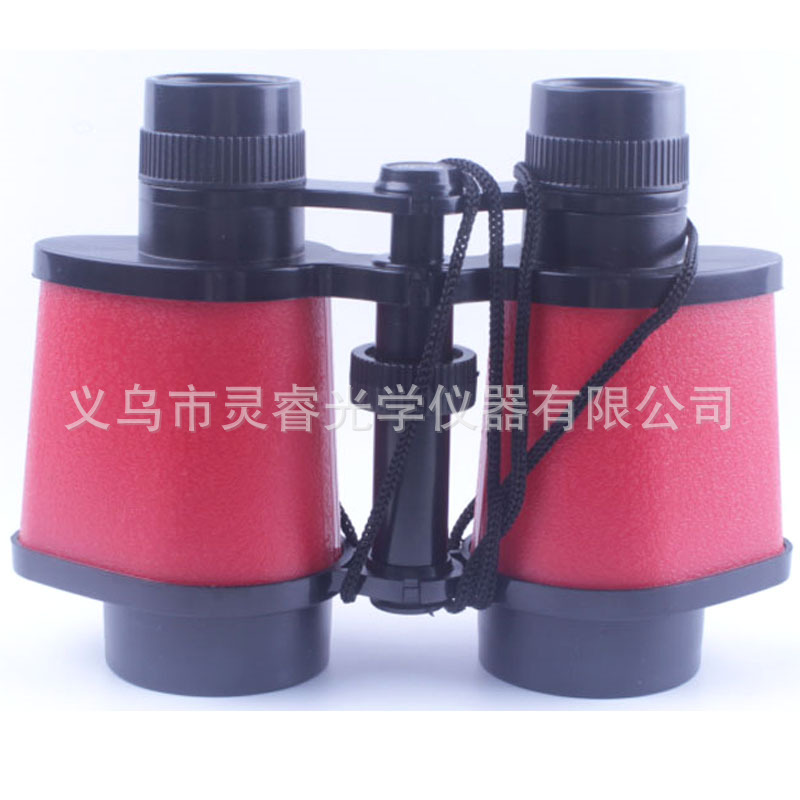 Factory direct sales of color 8*30 children's binoculars, promotional gifts, plastic toys, student presents Specification image