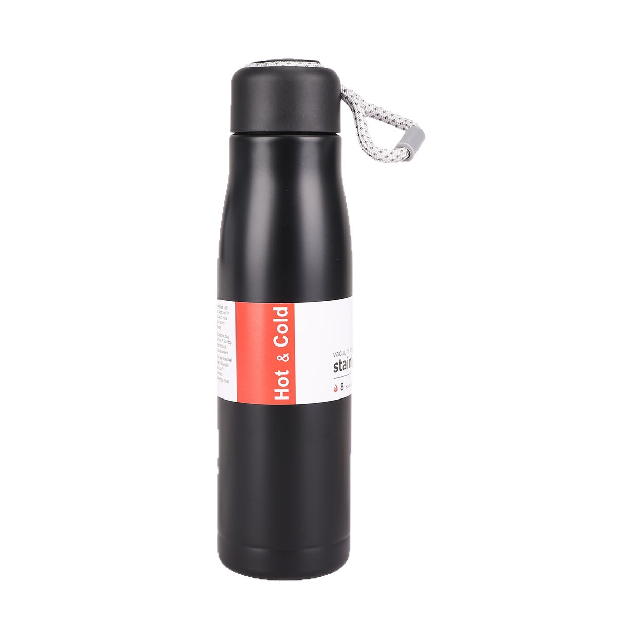 304 stainless steel Knight Cup, double-layer insulated cup, large-capacity portable insulated water cup with a carrying rope for outdoor mountain climbing Item Picture