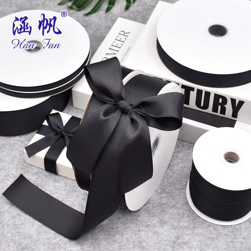 Factory direct sales of 0.3-6cm black ribbed tape, threaded tape, black plain weave tape and polyester bags Application Scenario