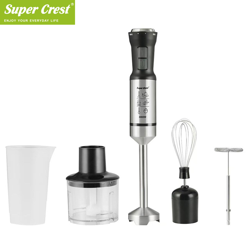Super Crest 跨境欧规5合1手持搅拌棒套婴儿辅食处理器食物料理棒