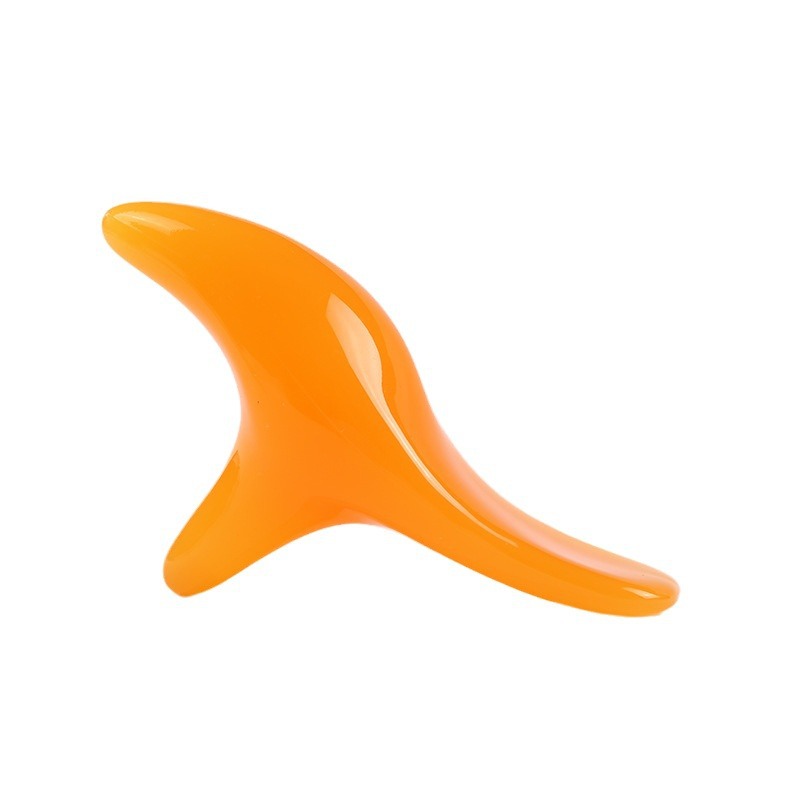 树脂三角雀脚足部穴位经络按摩器大号脚部足疗刮痧拨筋点穴棒工具