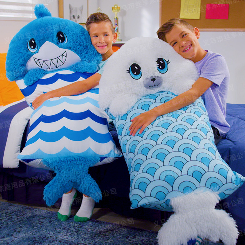 Cross-border FF PETS New plush pet pillow Cartoon Children's pillowcase Nap pillow