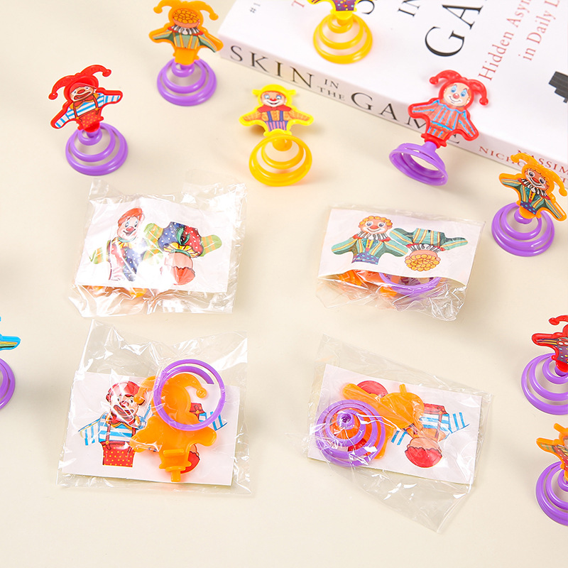 Educational assembly, spring clown, prank, funny, creative, novel and unique kindergarten children's toys, bouncing elf gifts Application Scenario