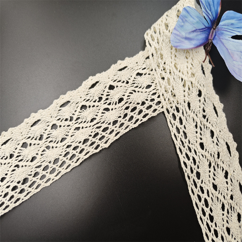 棉线花边 镂空家居窗帘沙发DIY服装蕾丝花边辅料厂家批发帽子镶边