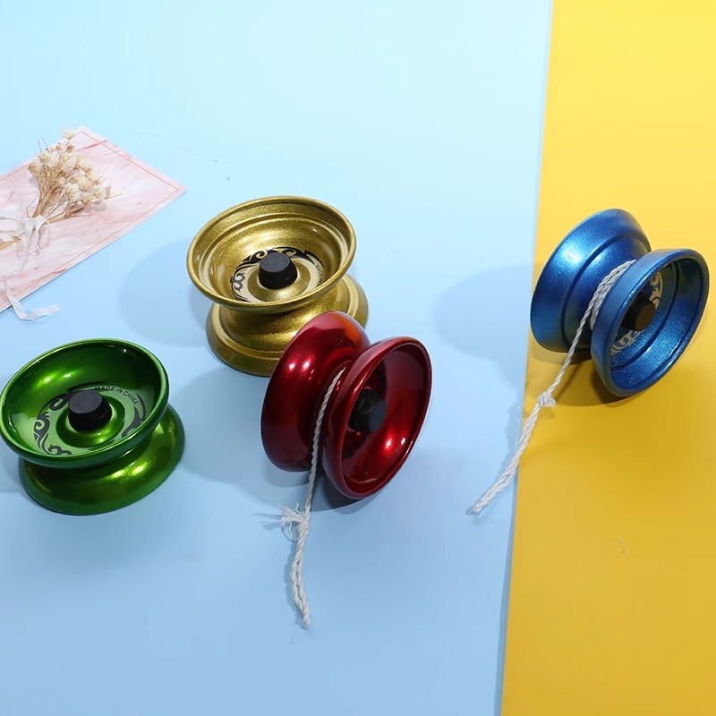 Alloy yo-yos, metal yo-yos, yoyo balls, street stall toys, Douyin same style children's gifts for boys aged 2 to 6 details Picture