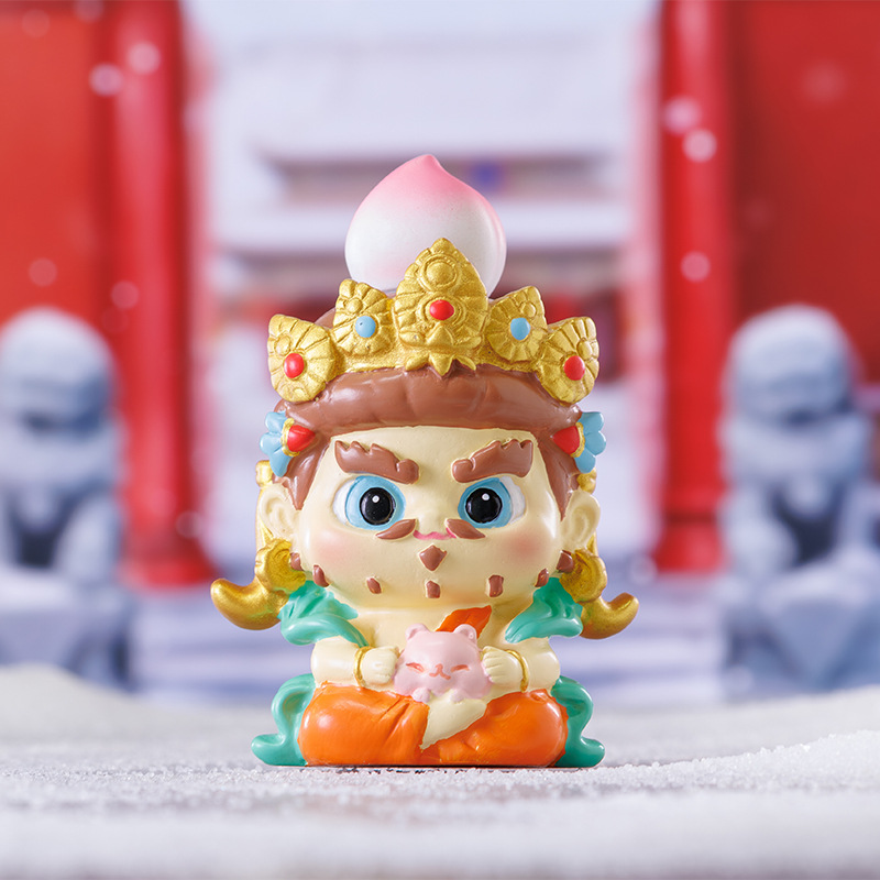 New products: yun God of Wealth Blind Box, trendy toys, figurines, patriotic and trendy resin decorations, desktop ornaments wholesale details Picture