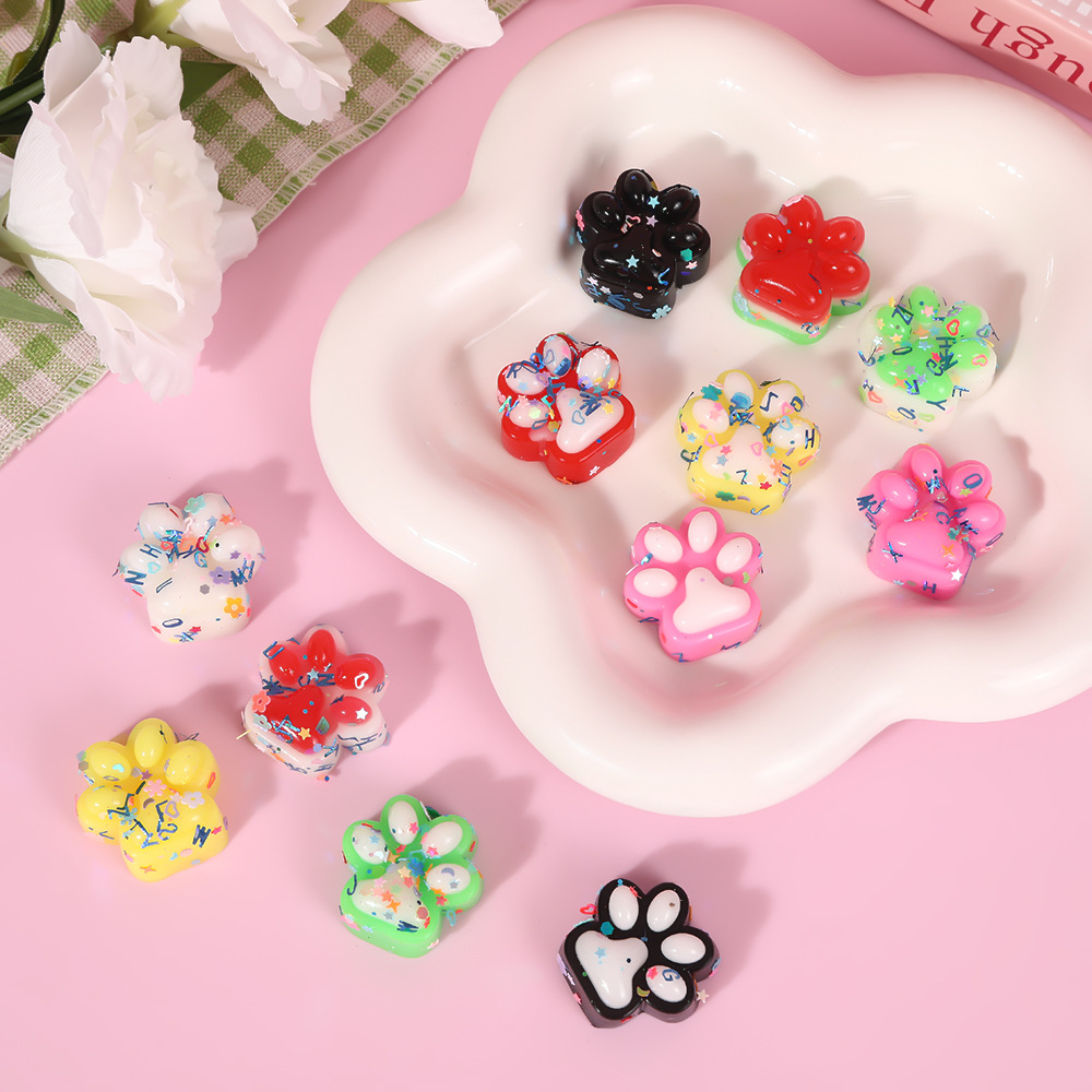 Super soft mini cat paw stress-relieving dumplings 24 sets of children's simulation venting toys, creative slow rebound blind box, pinching fun