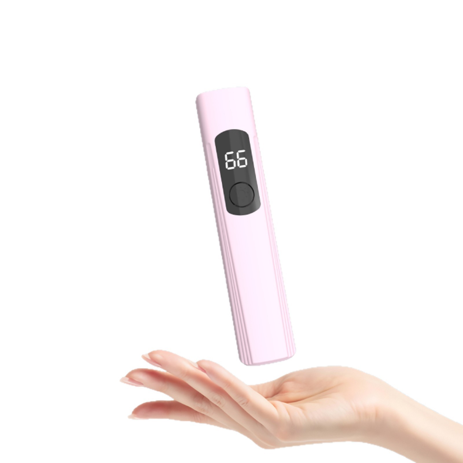 Nail art LCD single-line lamp, small mini handheld portable light therapy nail polish glue quick-drying baking lamp, no blackening hands, household use Item Picture