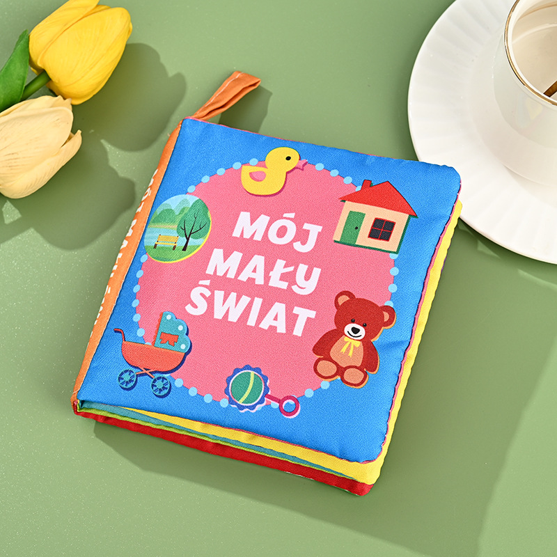 Customized children's cloth books, educational toy books, tear-resistant baby cloth books, paper enlightenment books, early education toys details Picture