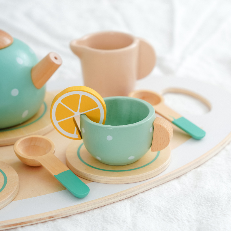 Children's simulated cash register tools, exercise life cognition, early education play house, blender toys, afternoon tea set Application Scenario