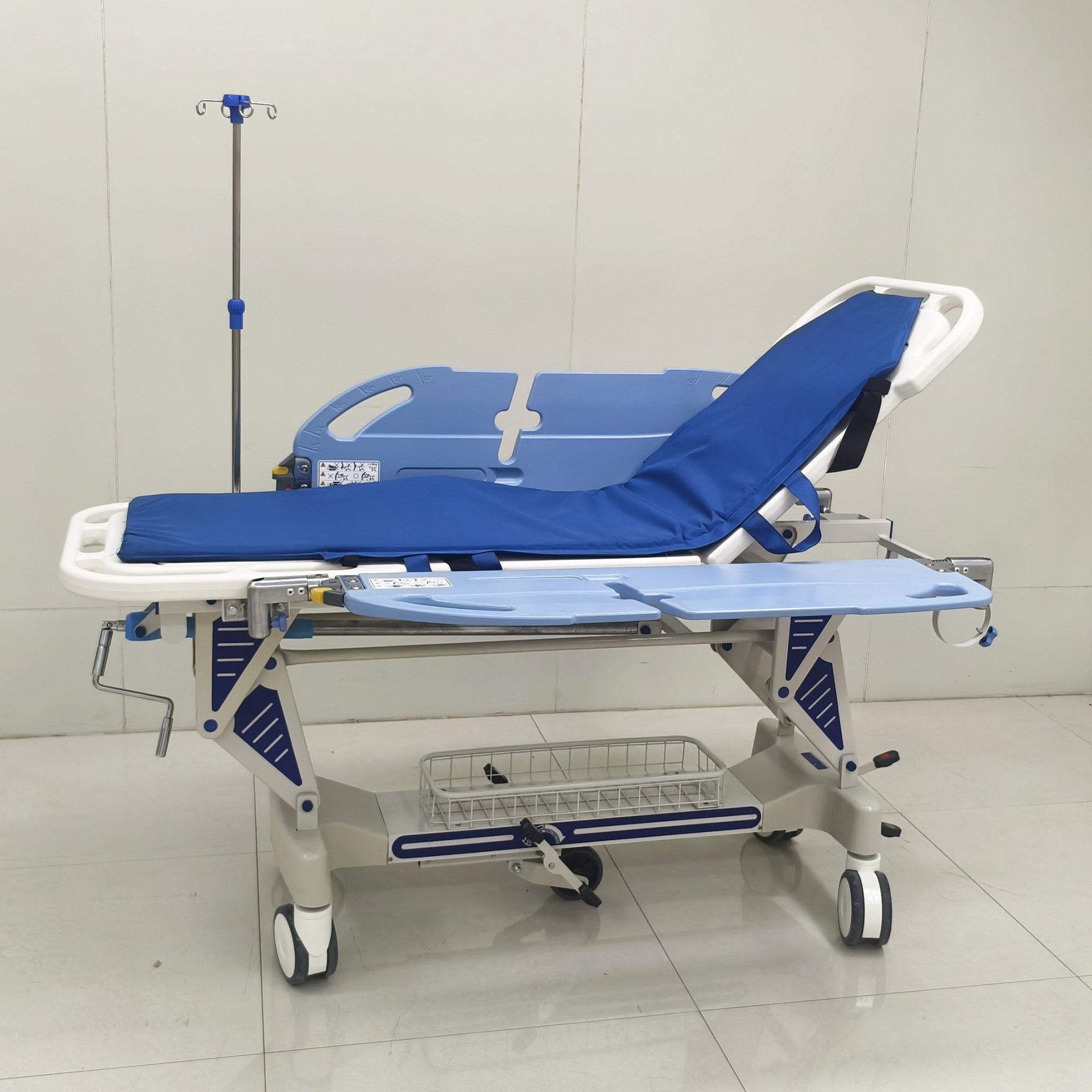 Cross-border exclusive supply of Miko ABS medical transfer vehicle, stainless steel stretcher vehicle, outpatient surgical moving bed, rescue vehicle Application Scenario