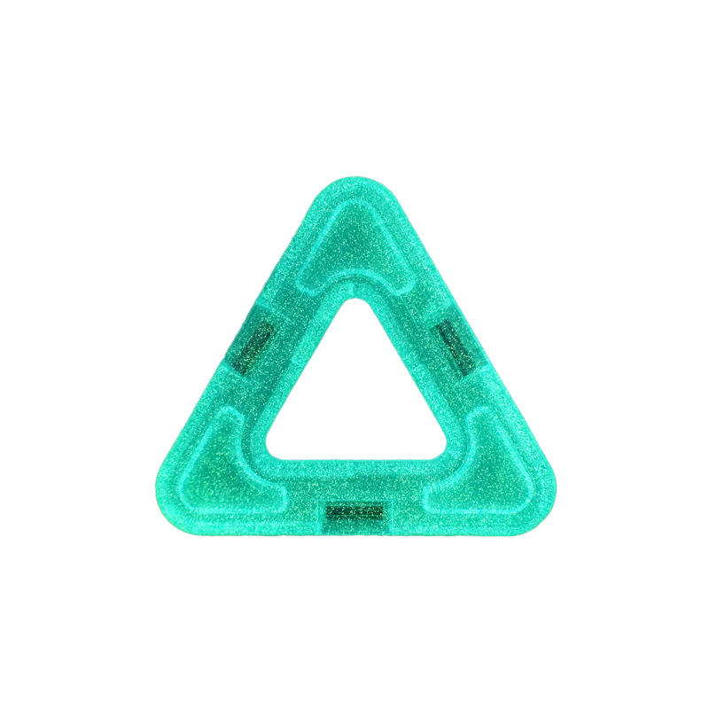 Factory direct sales of magnetic shape customized luminous building blocks, educational toys, intelligence development, color cognition, luminous magnetic sheets Item Picture