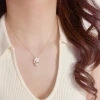 Wholesale of niche, stylish and fresh shell flower pearl pendant necklace, personalized, light luxury and versatile collarbone chain Application Scenario