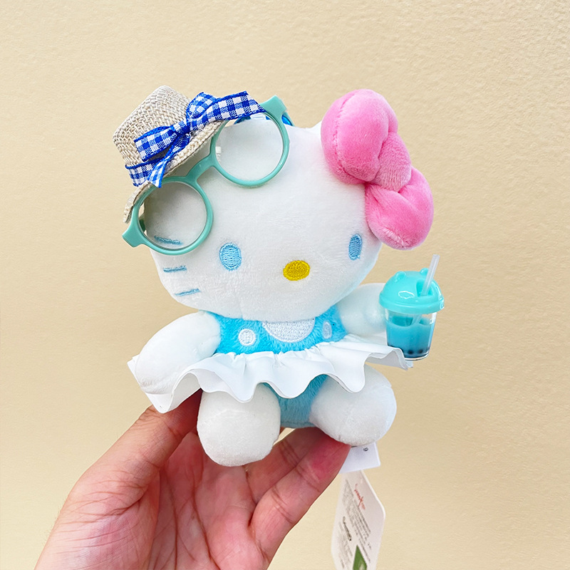Cute hellokitty small pendant, Hello kitty plush toy, Kitty doll keychain bag pendant Specification image