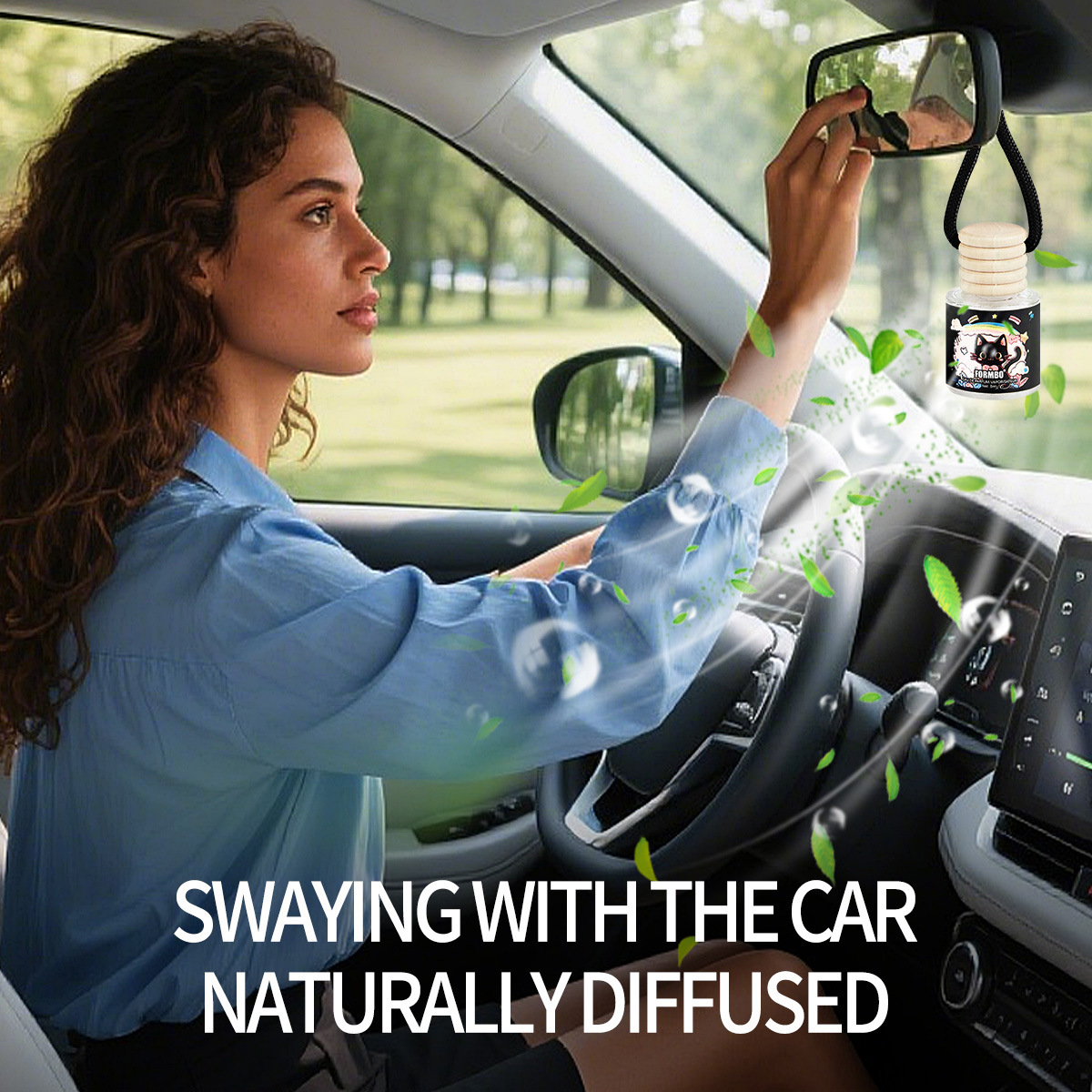 【 Cross-border Exclusive 】FORMBO Car Aroma Diffuser, Special Aroma Diffuser for Car Accessories, Deodorizing and long-lasting fragrance wholesale Application Scenario