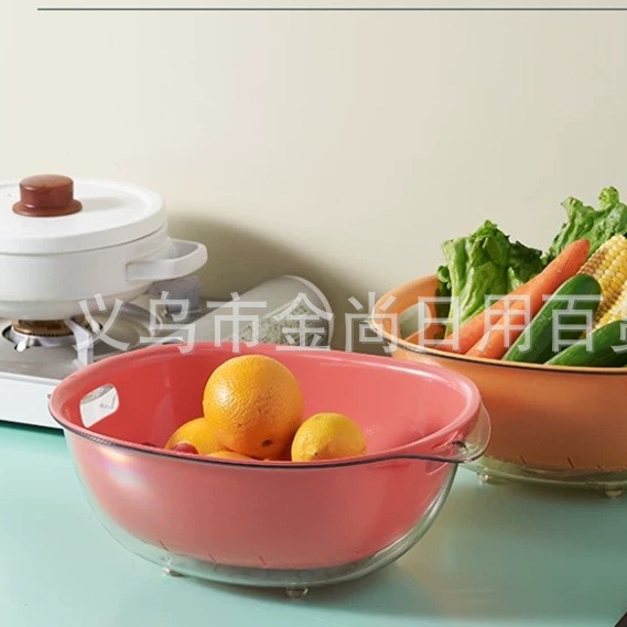 Luoyang draining basket, multi-functional vegetable washing basket, kitchen Yunling vegetable washing basket, fruit washing basin, vegetable basin, household fruit basin details Picture