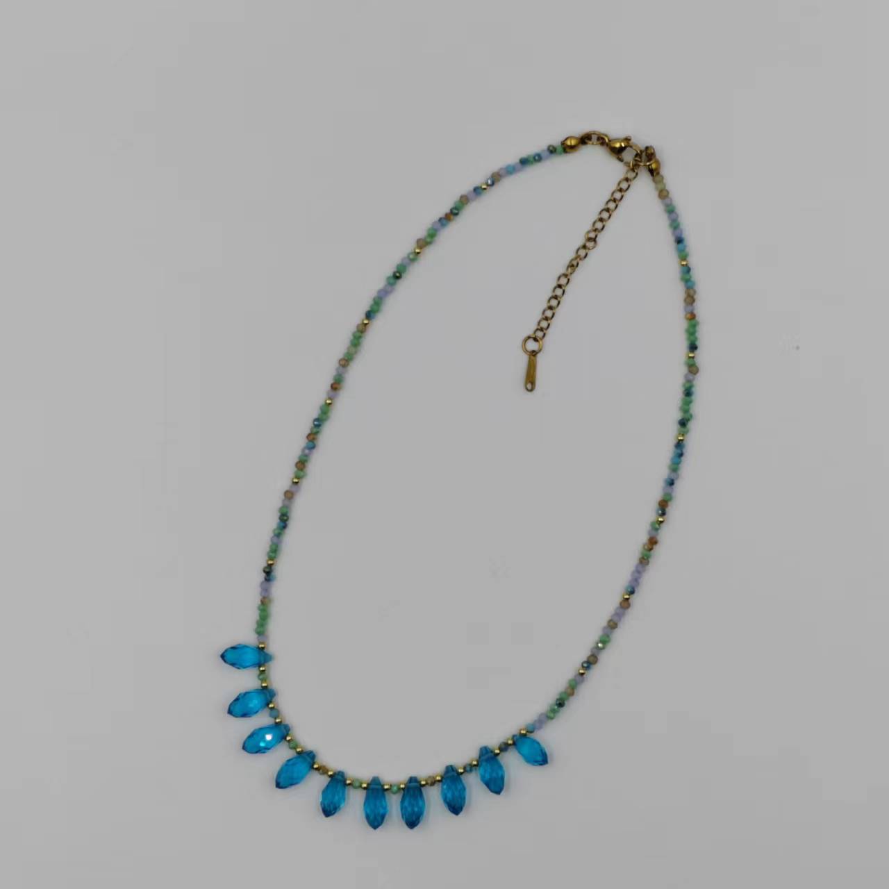 项链/不锈钢项链/珍珠项链/首饰/潮流钛钢首饰细节图