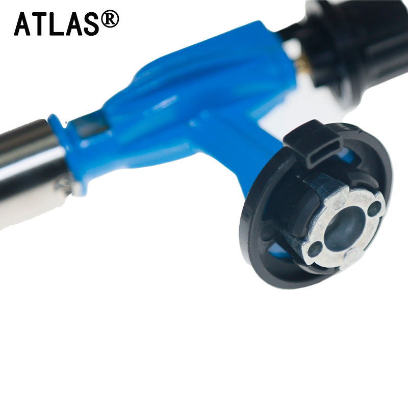 ATLAS portable card-type gas igniter, high-temperature windproof igniter, for home use in roasting pig hair, baking, and outdoor camping Application Scenario