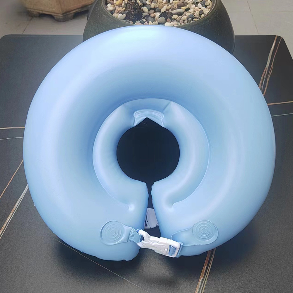 Wholesale of inflatable swimming neck rings for newborns and infants aged 0-6 months, with pressure type Specification image