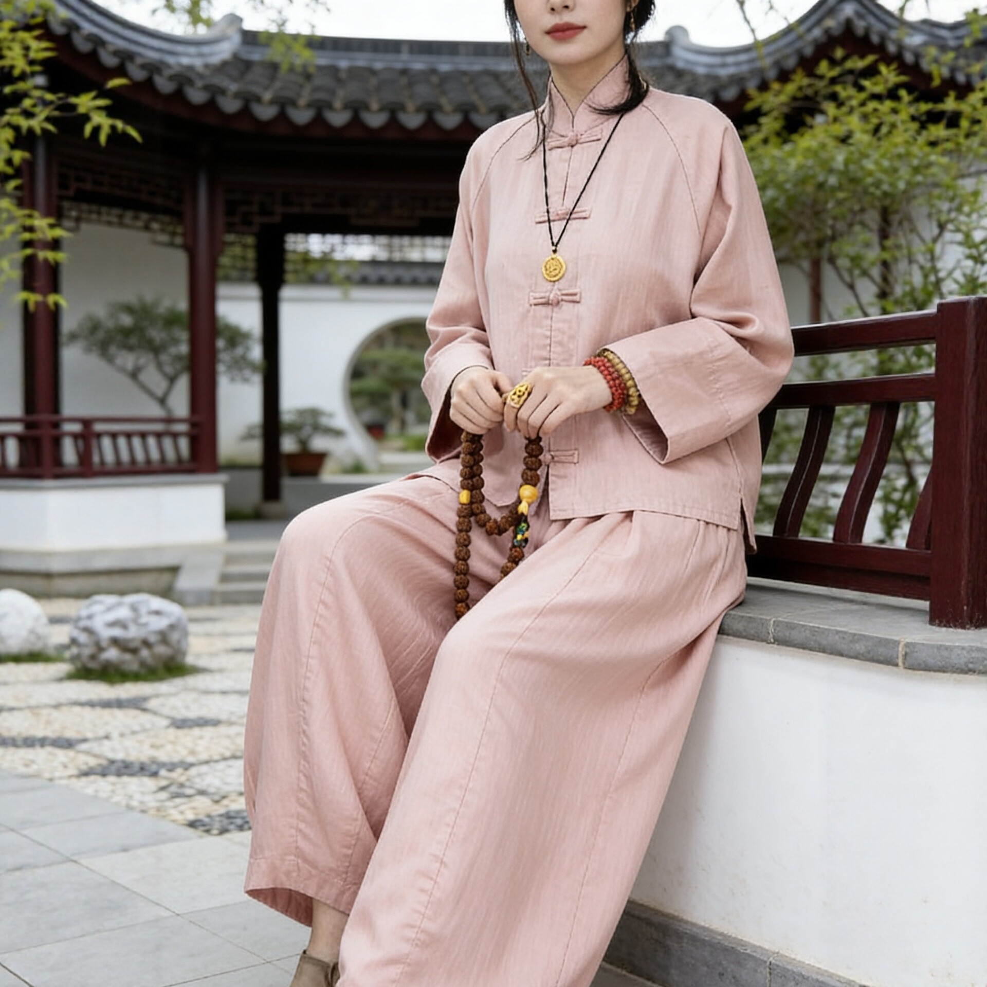 汉服女长袖中国风/明制表演服饰汉服/甲胄/表演服饰汉服/尾货细节图