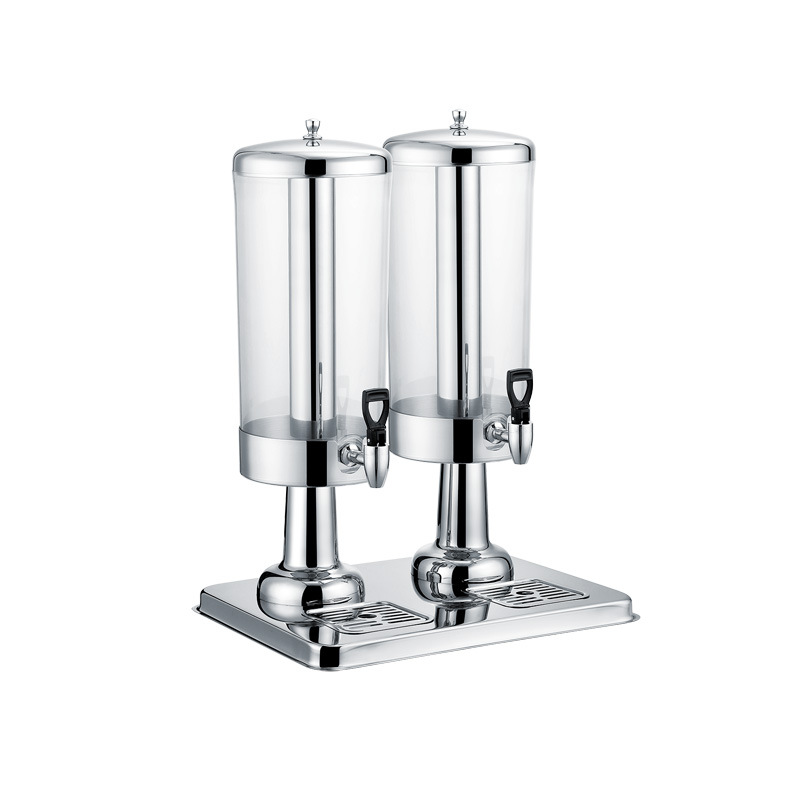 Stainless steel juice bowl self-service beverage machine, juice bucket cold drink machine, commercial transparent beverage bucket Specification image