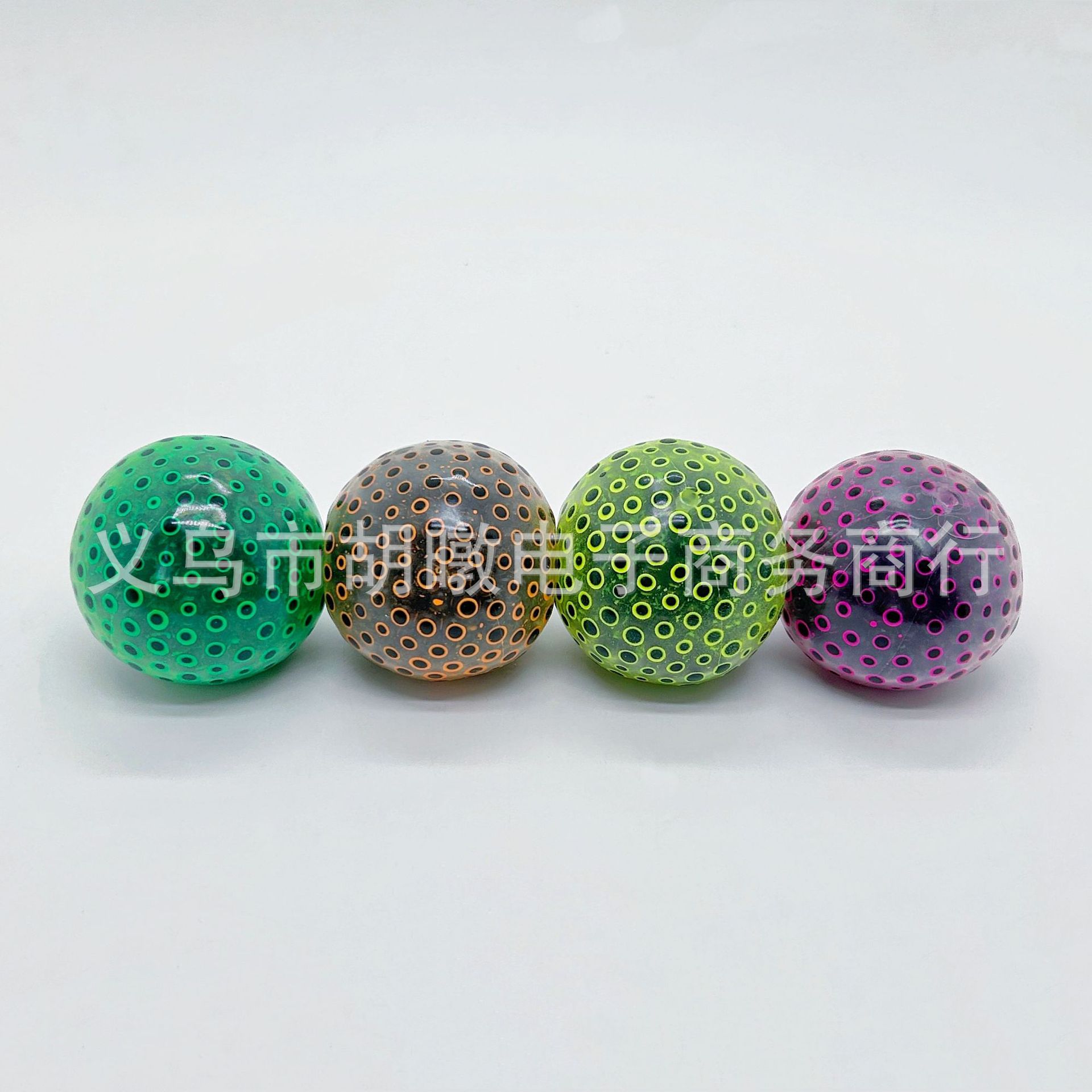 New and unique stress-relieving grape ball squeezing hand pinching release, pinching fun Devil Beads Frog Egg stress-relieving bead toys Specification image