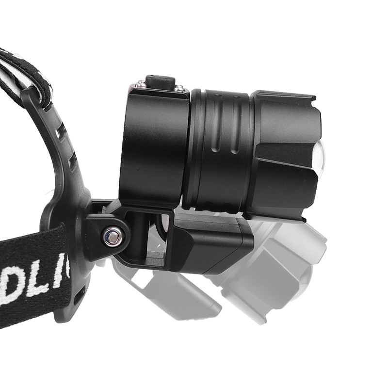 Cross-border nuevo XHP90 luz ligera fuerte XHP90+COB oblicuo 45° al aire libre pesca faro USB luz ligera fuerte Item Picture