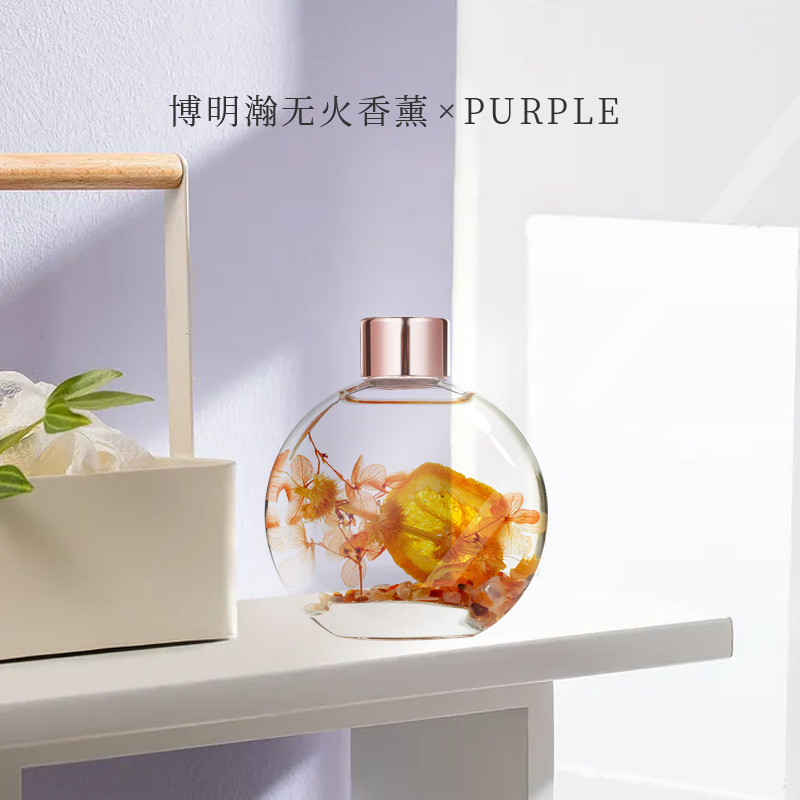 无火香薰精油空气芳香剂家用厕所熏香除臭香薰瓶酒店藤条香薰批发详情图4