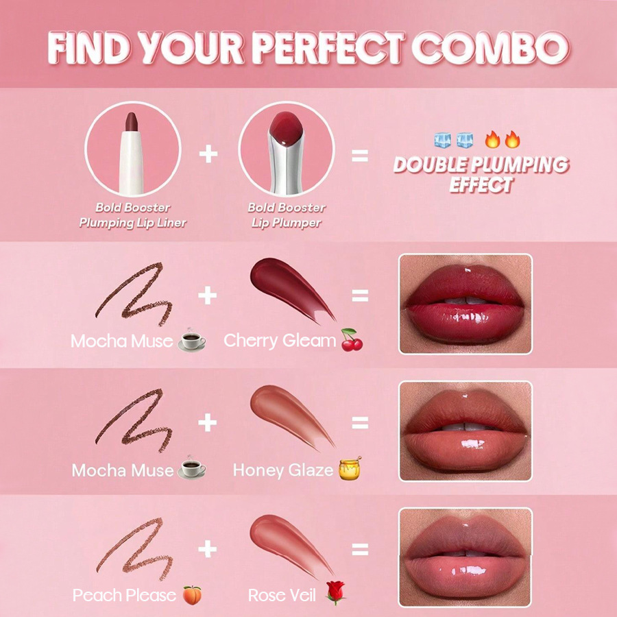 Cross-border beauty PAGE VINE Dynamic Ultra-Fine Lip Liner Pen Smooth, quick-drying, long-lasting, waterproof and non-stick cup lip liner pen Specification image