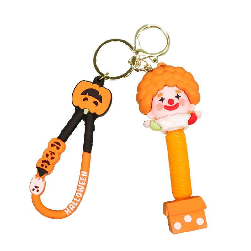 Halloween Creative Carnival Night, Terrifying Night, plush keychain, PVC key chain, Amazon Cute and personalized pendant Item Picture