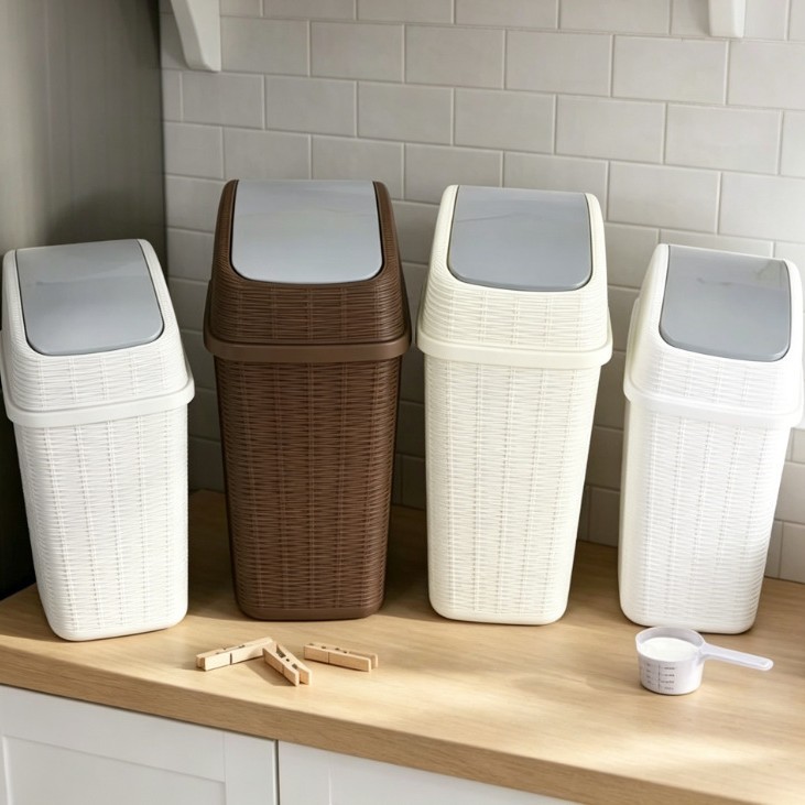 Household, office, kitchen trash cans, high appearance level, toilet and bathroom trash cans, lidless, bedroom and living room trash cans