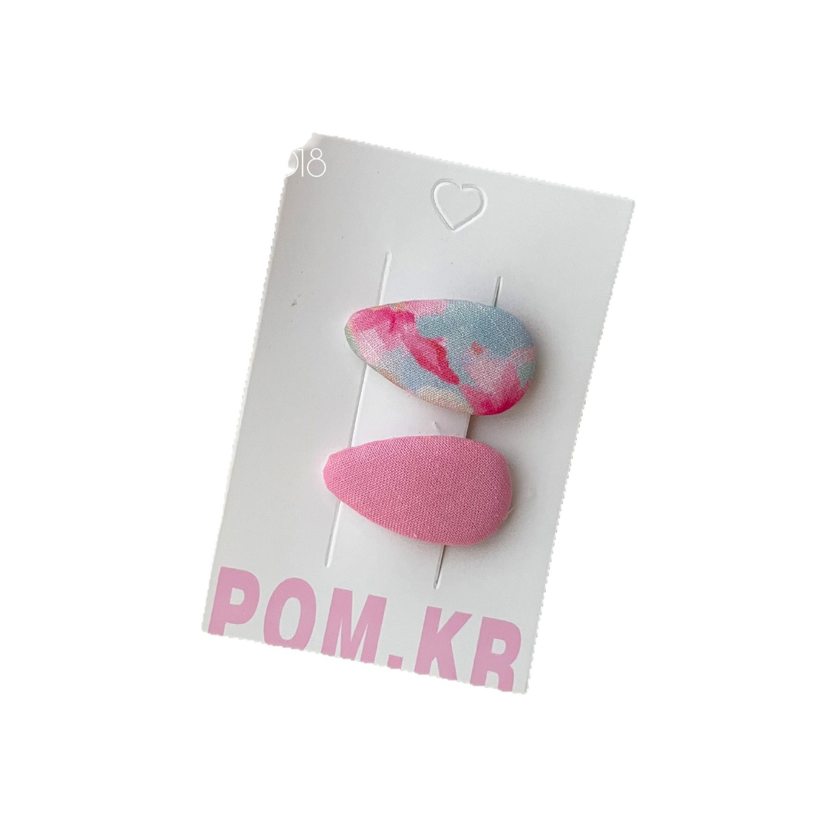 POM KR bonito rosa atado accesorios para el pelo set niños horquilla diadema acrílico desechable derm Item Picture