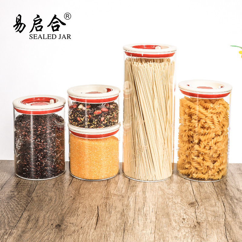 New negative pressure pull-out storage tank cylindrical press storage tank, kitchen grains and dried fruits storage sealed tank Application Scenario