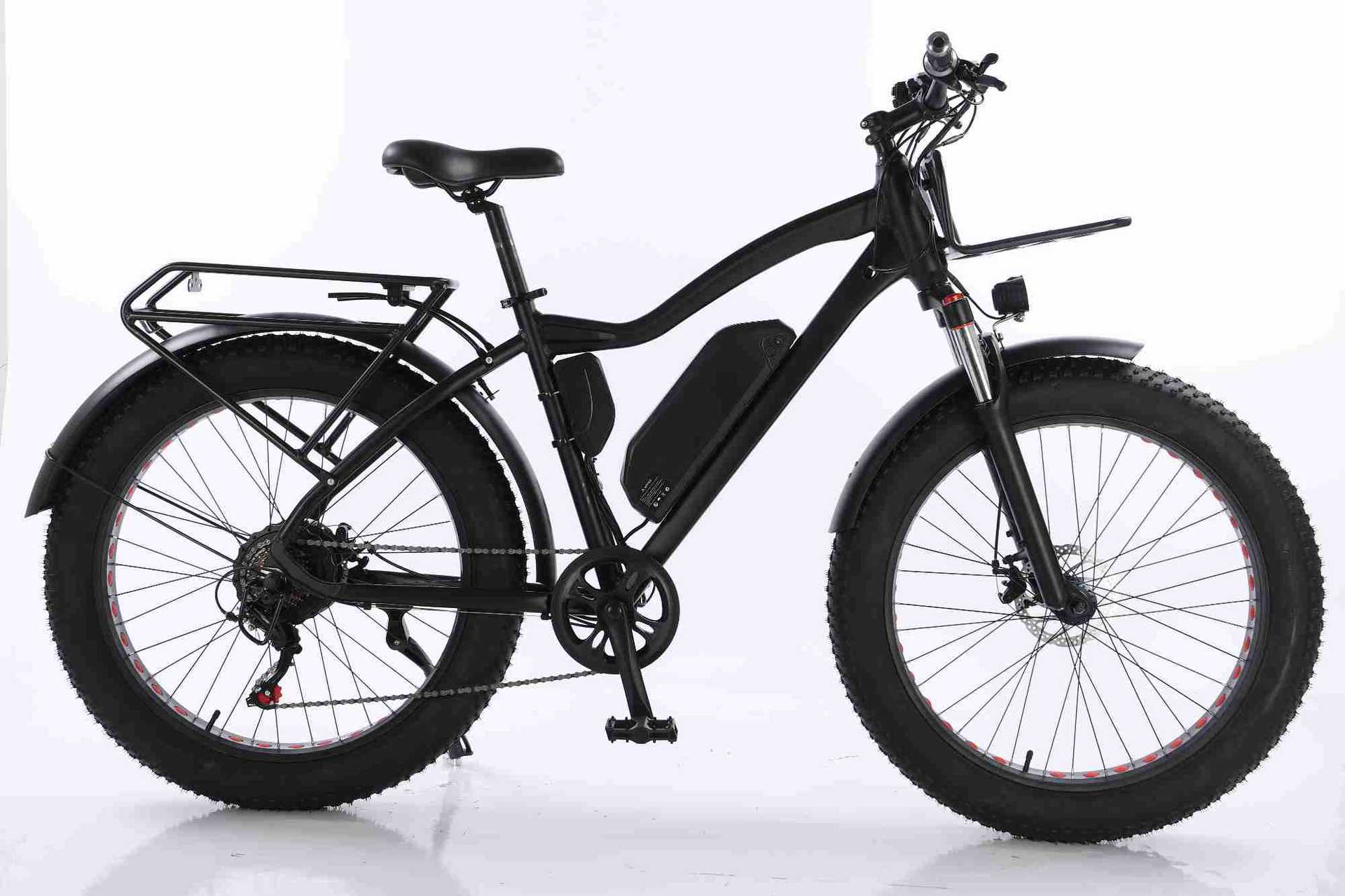 Snow lithium battery bicycles, adult variable-speed bicycles with baskets, rear shelves, mountain bikes, takeout power-assisted bicycles, electric bikes