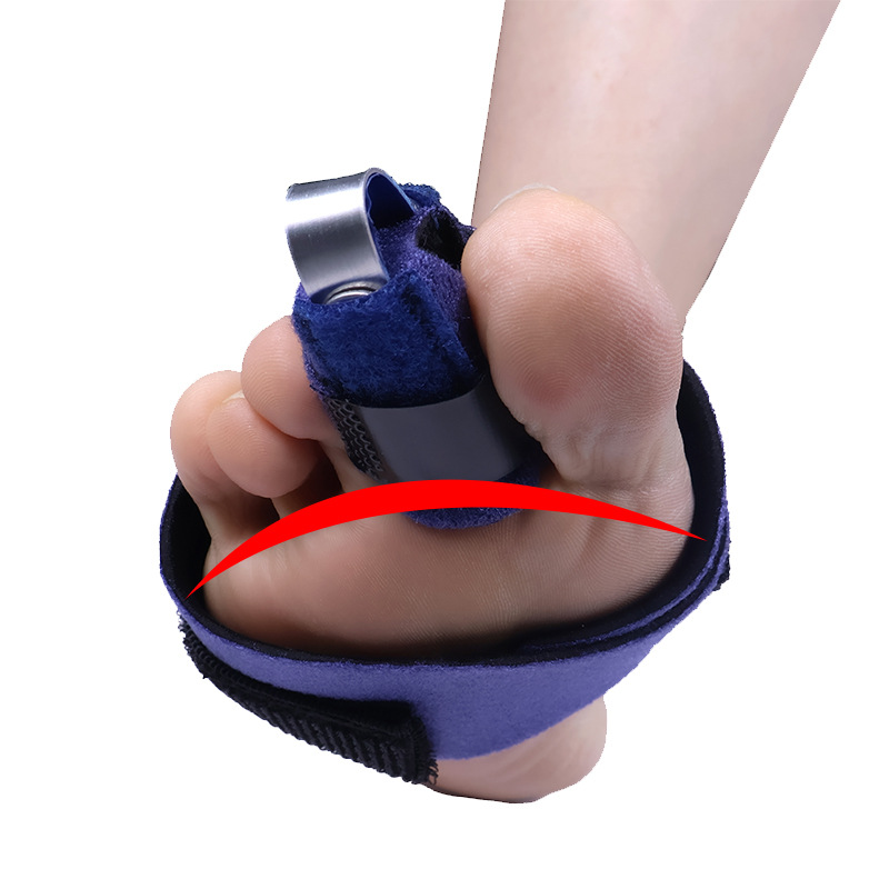 Blue orthodontic toe correction band, suitable for both men and women, relieves foot discomfort. Genuine product, fracture rehabilitation, and toe fixation details Picture