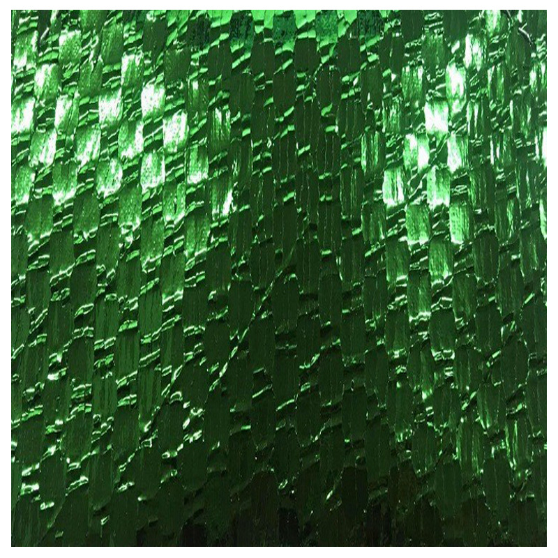 绿色纹理布料绣布围裙服装罗口设计感围裙居家实用