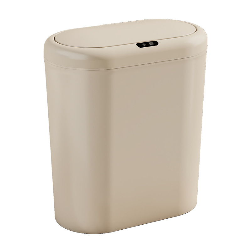 Customized LOGO/ color smart sensor trash can, household toilet, kitchen and bathroom, hand-free trash can Item Picture