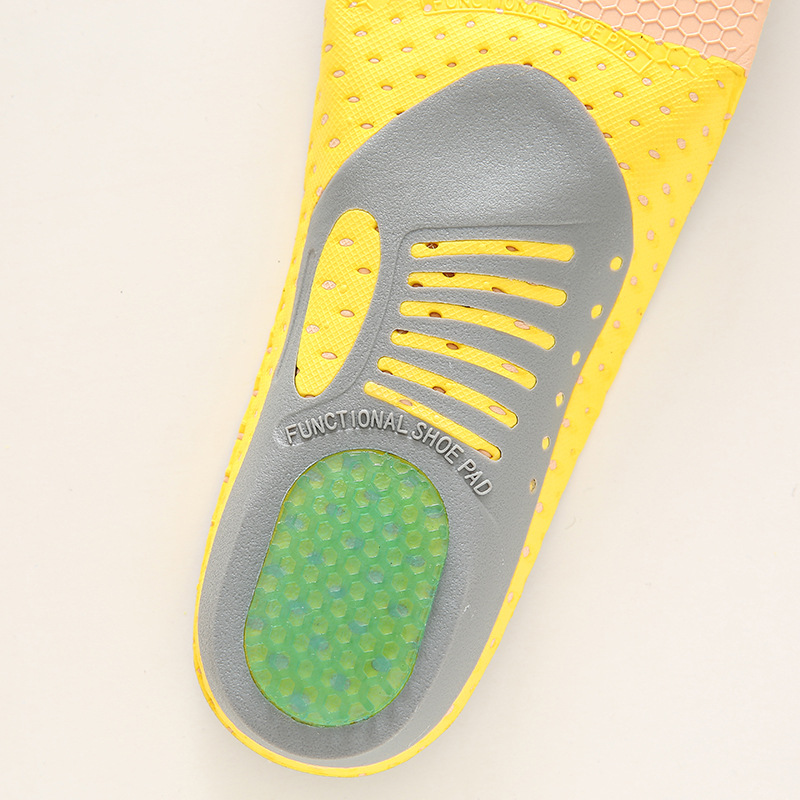 Arch correction insoles for men and women, shock-absorbing and sweat-absorbing for sports, flat foot correction, support for sports and running insoles Application Scenario