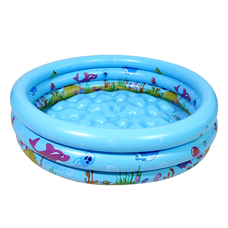 Hot-selling children's inflatable swimming pool, round inflatable water pool, PVC household outdoor baby bathtub, children's ocean pool Item Picture