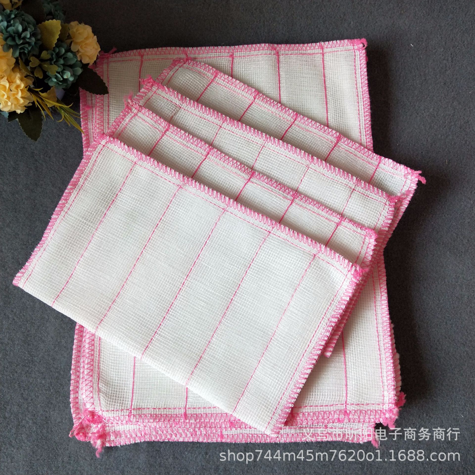 One-yuan store: 2-yuan large scouring pad 30*40, scouring pad dish cloths, cleaning cloths wholesale at 1 yuan or 2 yuan details Picture