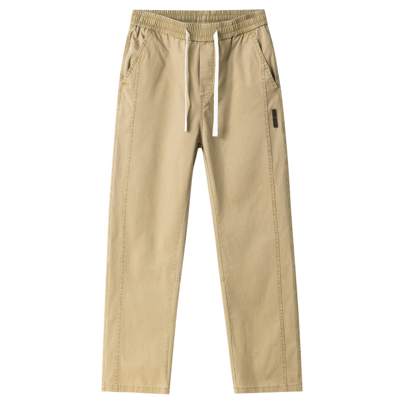 Wide-leg pants, men's spring straight-leg pants, loose men's pants, floor-length pants, high school trendy pants, casual pants Item Picture
