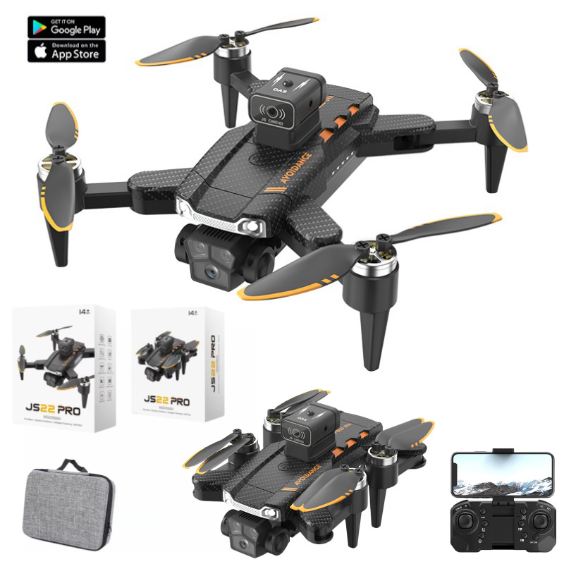The cross-border new product JS22 brushless motor drone features high-definition electronic speed control, aerial photography, folding optical flow, and five-obstacle avoidance remote control aircraft The cross-border new product JS22 brushless motor drone features high-definition electronic speed control, aerial photography, folding optical flow, and five-obstacle avoidance remote control aircraft
