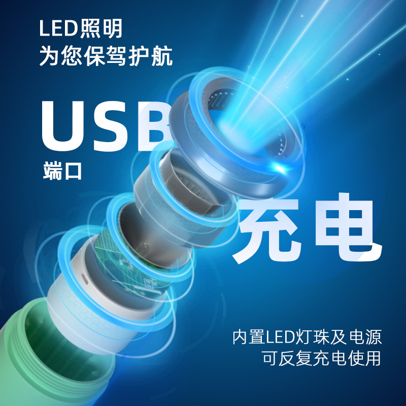 厂家批发全自动三折十骨三纤黑胶灯光防晒伞晴雨两用防紫外线雨伞产品图