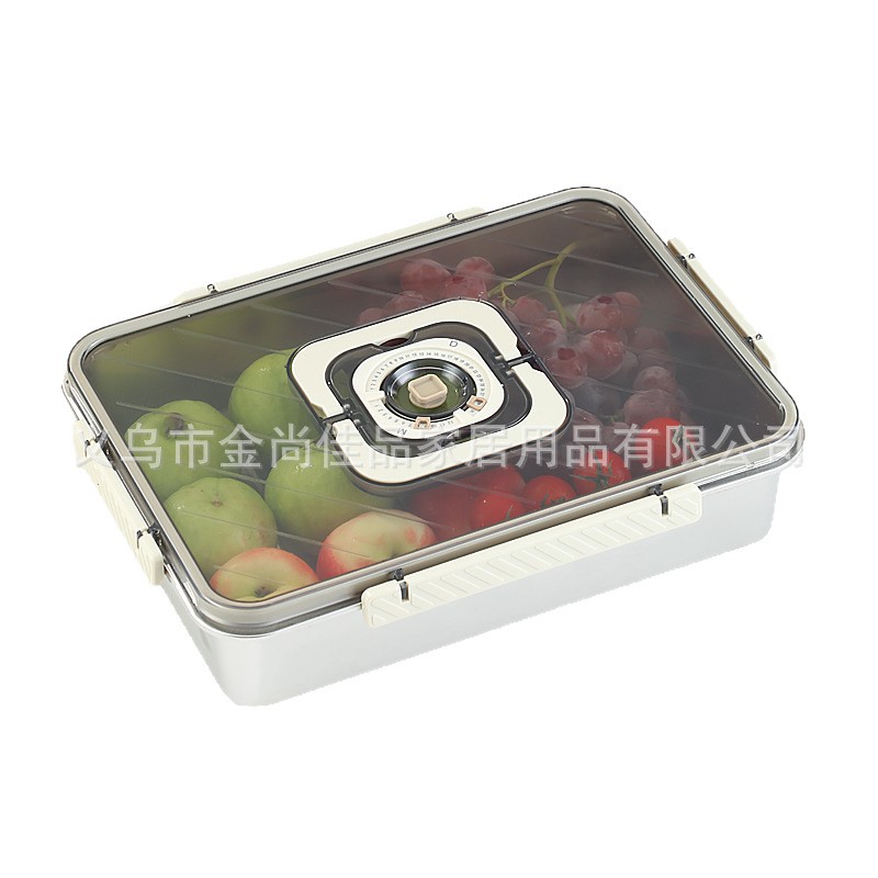 304不锈钢保鲜盒food storage 密封带盖果蔬肉类食物冷藏分装盒详情图5