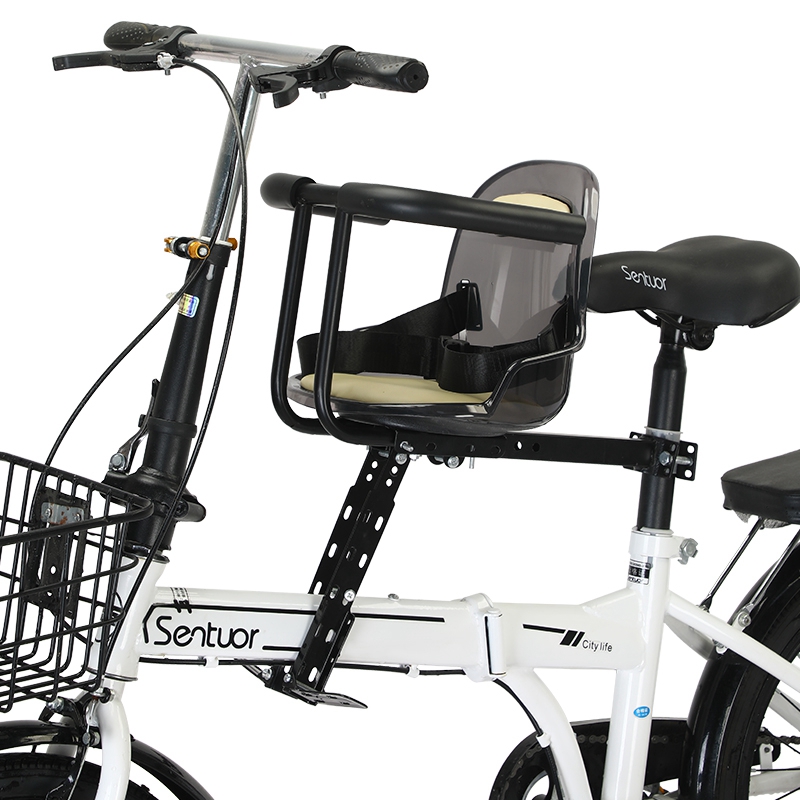 山地车宝宝安全坐公路车代驾折叠车弯梁单车凳自行车儿童座椅前置